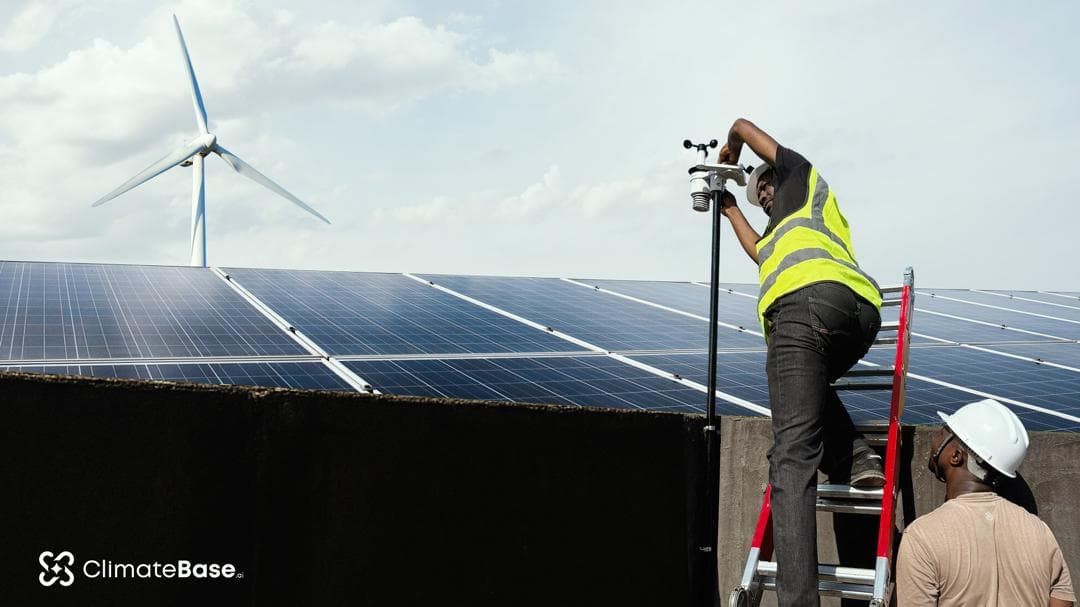 Climate data visualization for renewable energy